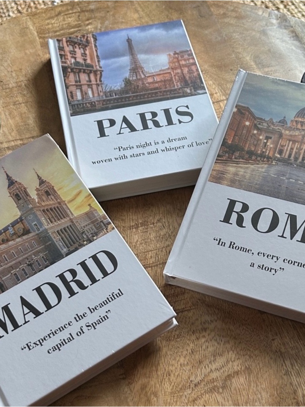 Paris Decorative Coffee Table Book - White Cover